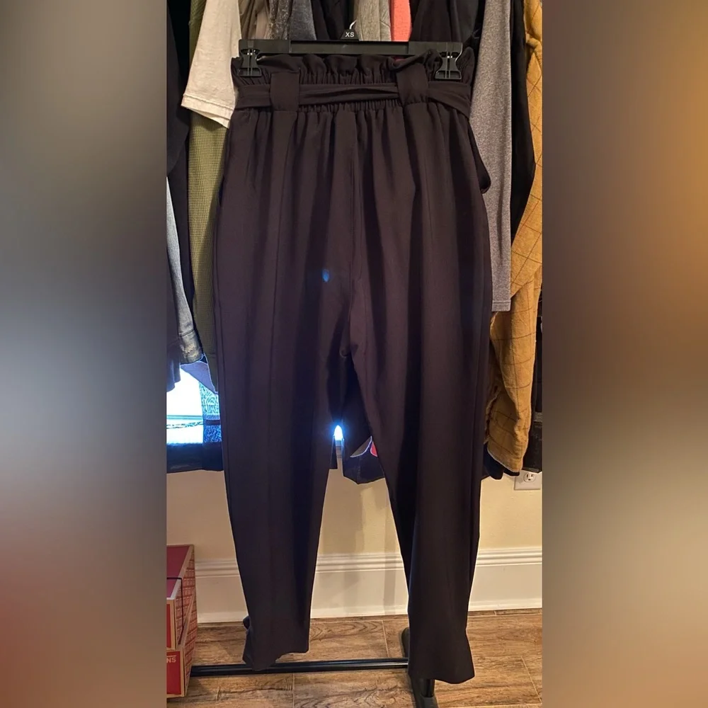 GRACE KARIN Black High Waisted Ankle Bow Pants - Picture 7 of 16